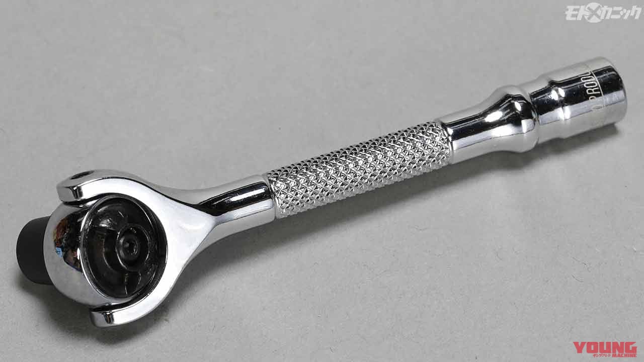 アストロプロダクツ|AP 1/4HEX スイベルビット ラチェットハンドル ミニ 90T|リーズナブルな価格で人気のアストロプロダクツ製品〈バイク向けおすすめ工具×5選〉
