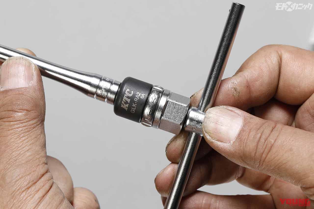 |名門工具メーカーKTC製・バイクメンテナンス作業スピードアップに役立つ工具×8選