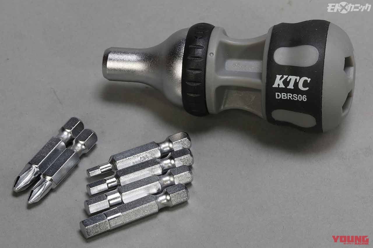|名門工具メーカーKTC製・バイクメンテナンス作業スピードアップに役立つ工具×8選