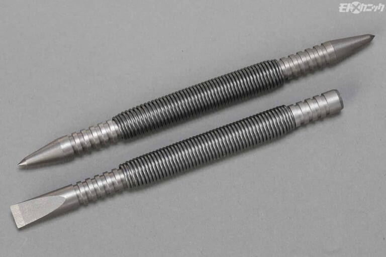 スプリングツール ハンマーレスセンターポンチ/ハンマーレスチゼル|工具専門ショップの個性光るオリジナルツール×6選〈かっこよくて/とんがった/間違いのない工具〉