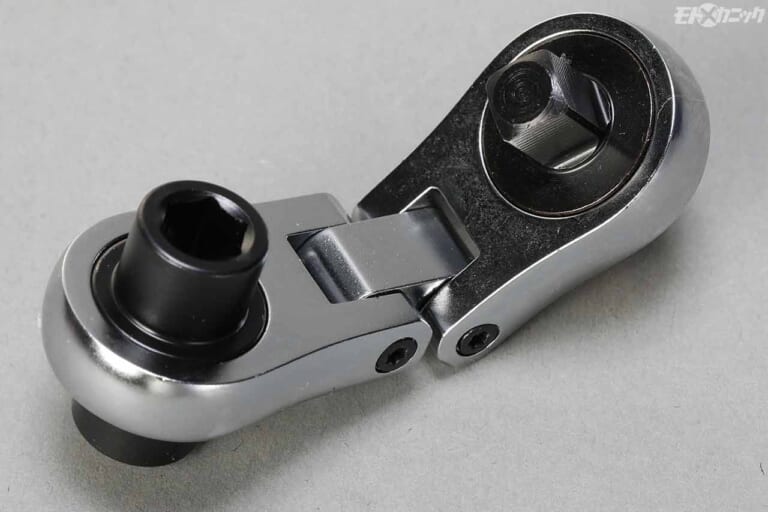 ワールドインポートツールズ 1/4dr首振りベリーショートラチェット|工具専門ショップの個性光るオリジナルツール×6選〈かっこよくて/とんがった/間違いのない工具〉