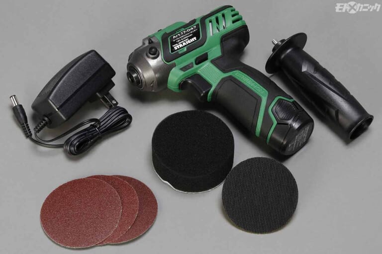 ストレート コードレスポリッシャーサンダー|バイクを効率よく磨きたいユーザー向け。機動力が圧倒的なコードレスポリッシャー〈ストレート〉