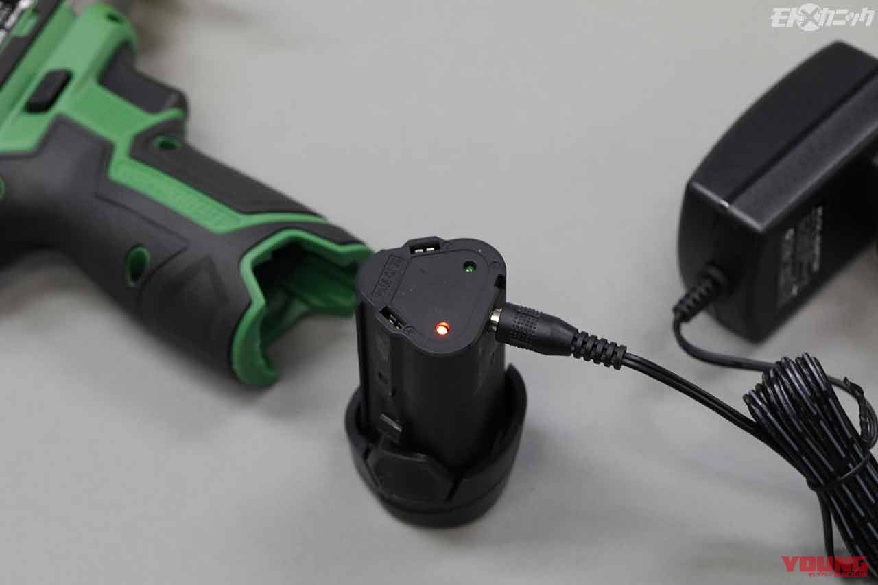 |バイクを効率よく磨きたいユーザー向け。機動力が圧倒的なコードレスポリッシャー〈ストレート〉