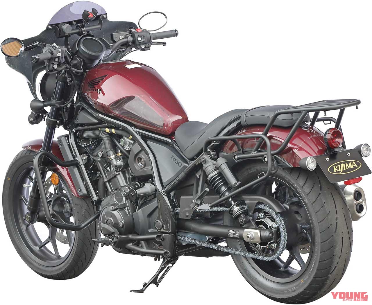 レブル1100でのツーリングをさらに快適にするアイテムがキジマより登場 Webヤングマシン 新車バイクニュース レブル1100でのツーリングをさらに快適にするアイテムがキジマより登場 Webヤングマシン 新車バイクニュース