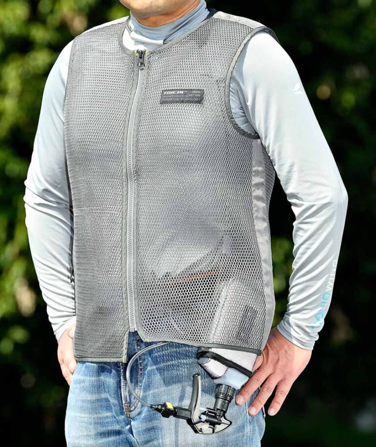 タイチ リキッドウインド エアフローベスト|タイチ×マンダム共同開発「リキッドウインド」は体感温度を5.2度下げる夏ツーリング必須アイテム