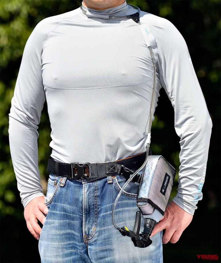 タイチ リキッドウインド アンダーシャツ|タイチ×マンダム共同開発「リキッドウインド」は体感温度を5.2度下げる夏ツーリング必須アイテム