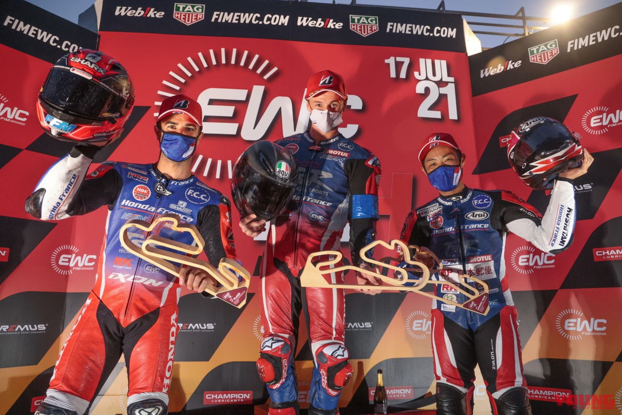 |【世界耐久選手権】第2戦エストリル12時間でF.C.C.TSR Honda Franceが優勝!