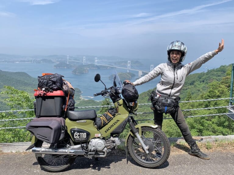 「カブで、ちょっと日本一周に行ってきます! 」下川原リサ|バイクで日本一周した私が得たモノ「一人だからこそ向き合えた自分。楽しく生きるコツを見つけた!」(下川原リサさん)
