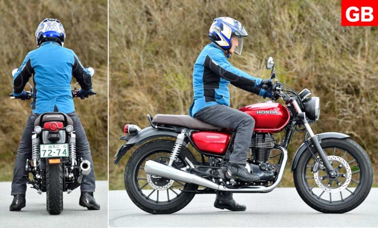 ホンダGB350|ライディングポジション|ホンダGB350 vs ヤマハSR400ディテール徹底比較【ネオクラとリアルレトロ、実は対照的だ】