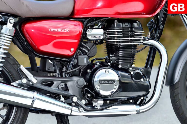 ホンダGB350|エンジン|ホンダGB350 vs ヤマハSR400ディテール徹底比較【ネオクラとリアルレトロ、実は対照的だ】