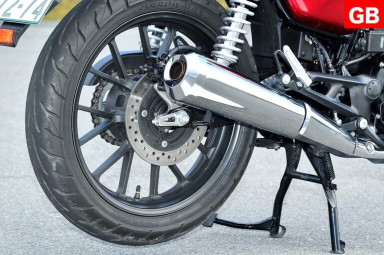 ホンダGB350|リヤまわり|ホンダGB350 vs ヤマハSR400ディテール徹底比較【ネオクラとリアルレトロ、実は対照的だ】
