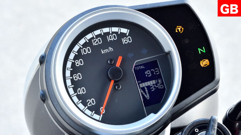 ホンダGB350|メーター|ホンダGB350 vs ヤマハSR400ディテール徹底比較【ネオクラとリアルレトロ、実は対照的だ】
