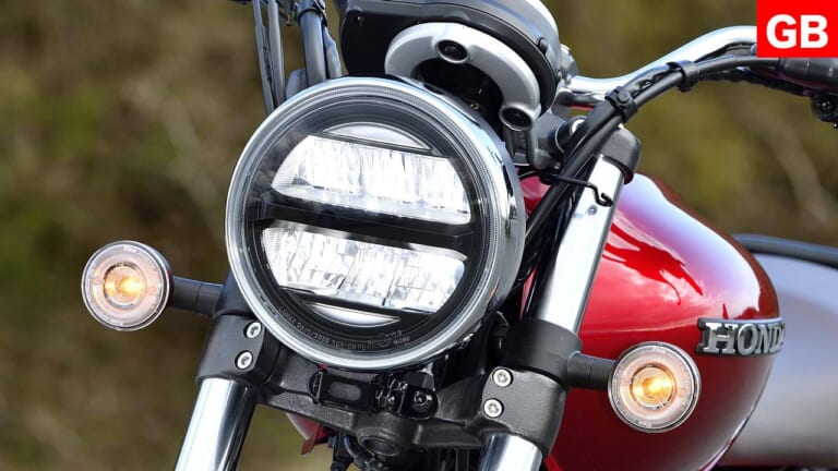 ホンダGB350|ヘッドライト|ホンダGB350 vs ヤマハSR400ディテール徹底比較【ネオクラとリアルレトロ、実は対照的だ】