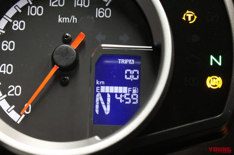 ホンダGB350満タン→ガス欠ツーリングテスト|出発時|ホンダGB350満タン→ガス欠ツーリングテスト【ハイペースでも1タンクで約500km走ってくれた】