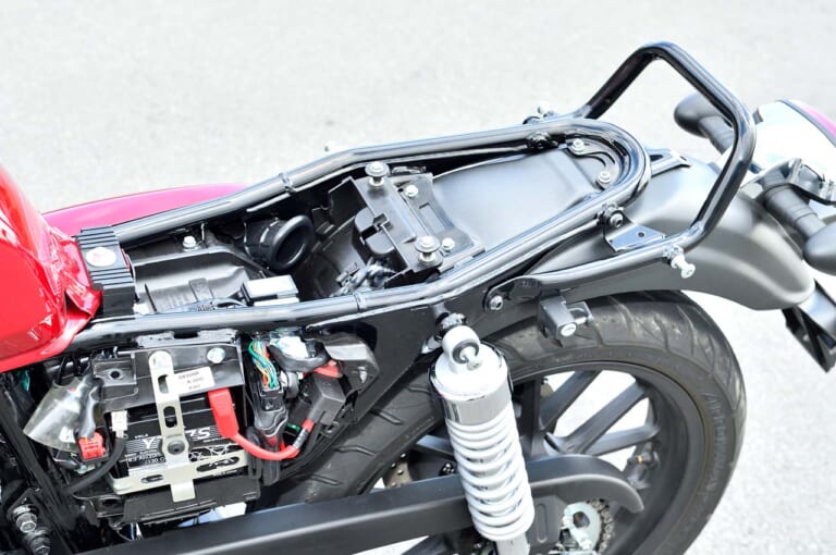 ホンダGB350|シートレール|ホンダGB350開発者インタビュー【馬力なんて、ただの飾りですよ】