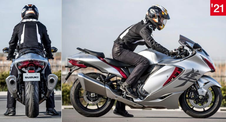 スズキ新旧ハヤブサ徹底比較|ライディングポジション|('21)新型|スズキ新旧ハヤブサ徹底写真比較解説【2代目から新型3代目へ、圧倒的な無敵感を継承】