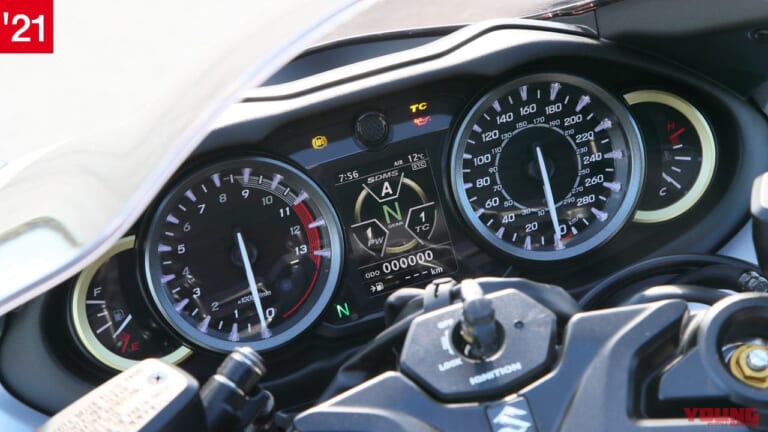 スズキ新旧ハヤブサ徹底比較|メーター|('21)新型|スズキ新旧ハヤブサ徹底写真比較解説【2代目から新型3代目へ、圧倒的な無敵感を継承】