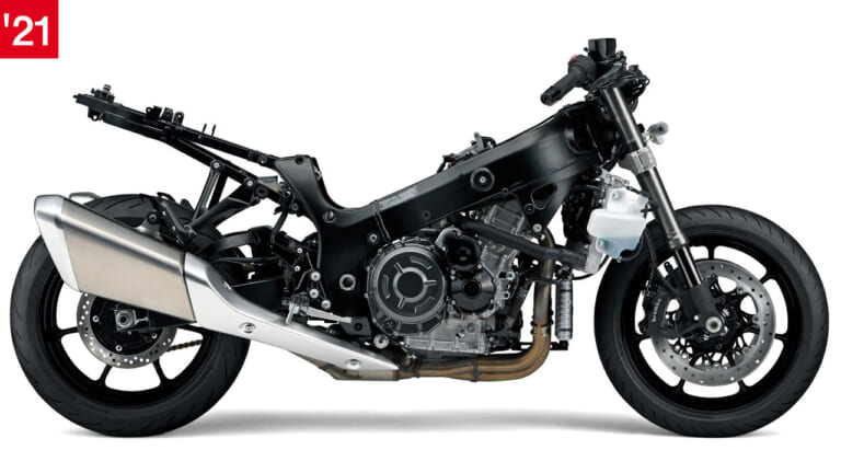 スズキ新旧ハヤブサ徹底比較|シャーシ|('21)新型|スズキ新旧ハヤブサ徹底写真比較解説【2代目から新型3代目へ、圧倒的な無敵感を継承】