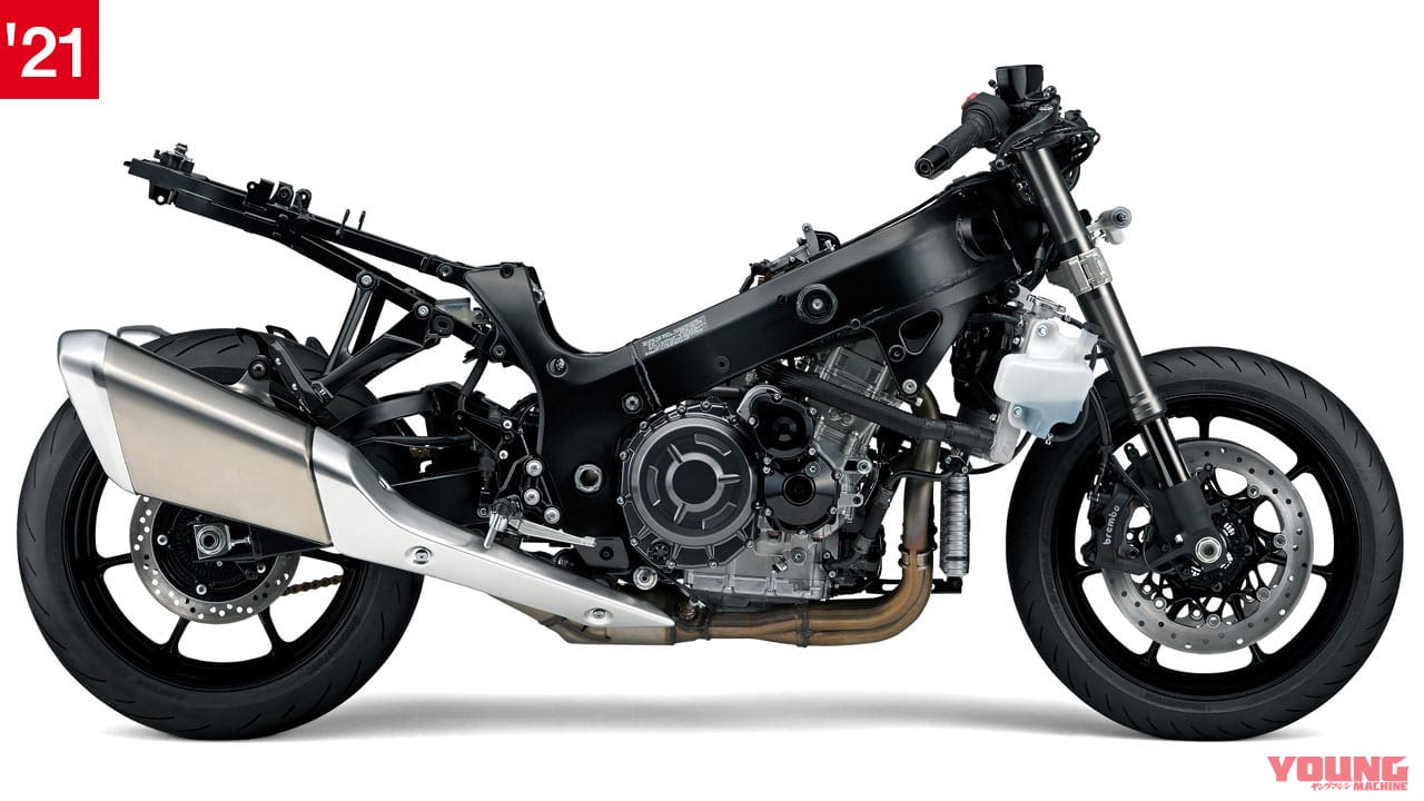 スズキ新旧ハヤブサ徹底比較|シャーシ|('21)新型|スズキ新旧ハヤブサ徹底写真比較解説【2代目から新型3代目へ、圧倒的な無敵感を継承】