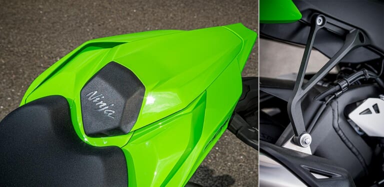 カワサキ ニンジャZX-10RR|シングルシートカバー|カワサキ ニンジャZX-10Rディテール写真解説【勝てるバイクだから公道も乗りやすい】