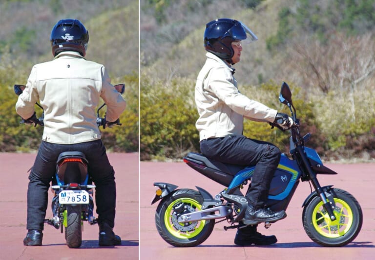 電動バイク|トロモックス ミノ|ライディングポジション|人間工学に基づいた電動バイク「MINO」試乗インプレッション【こんな”電動ミニモト”待ってました!】