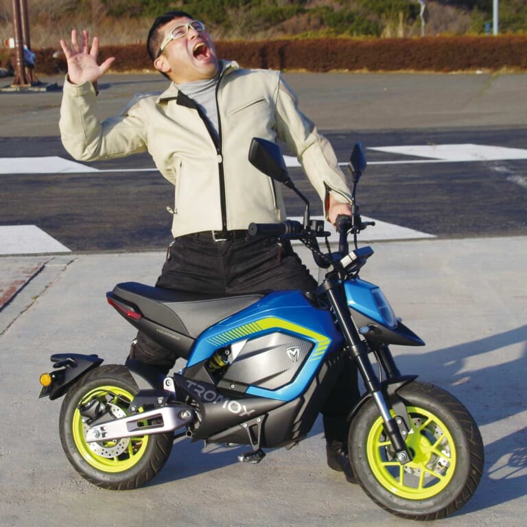 電動バイク|トロモックス ミノ|盗難防止|人間工学に基づいた電動バイク「MINO」試乗インプレッション【こんな”電動ミニモト”待ってました!】
