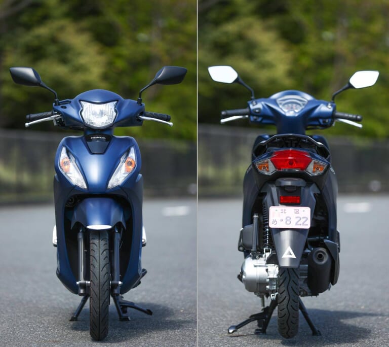 ホンダ ディオ110|スタイリング|ホンダ ディオ110ディテール写真解説【大径14インチホイール&洗練されたデザイン】