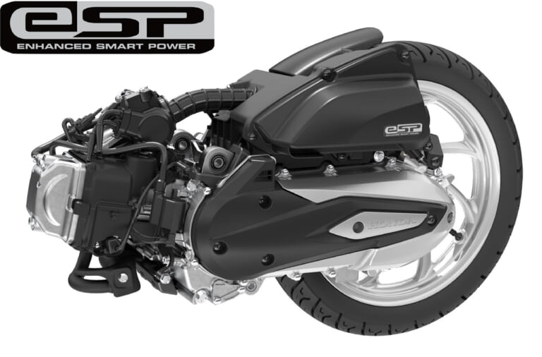 ホンダ ディオ110|エンジン|ホンダ ディオ110ディテール写真解説【大径14インチホイール&洗練されたデザイン】