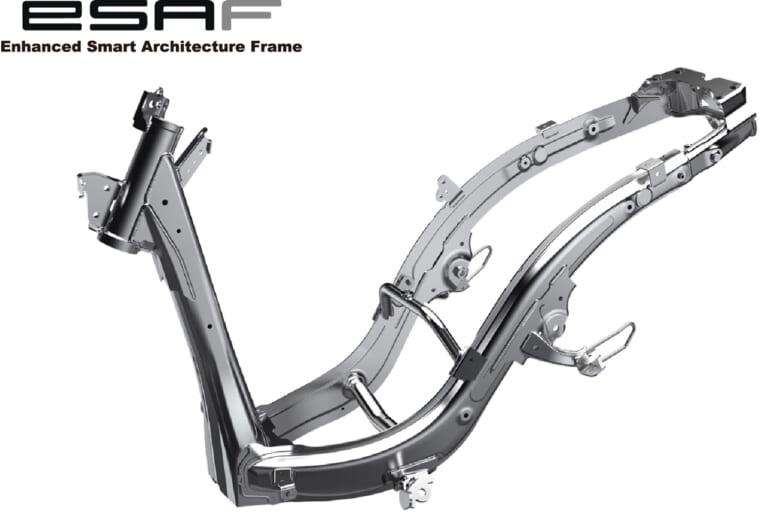 ホンダ ディオ110|フレーム|ホンダ ディオ110ディテール写真解説【大径14インチホイール&洗練されたデザイン】