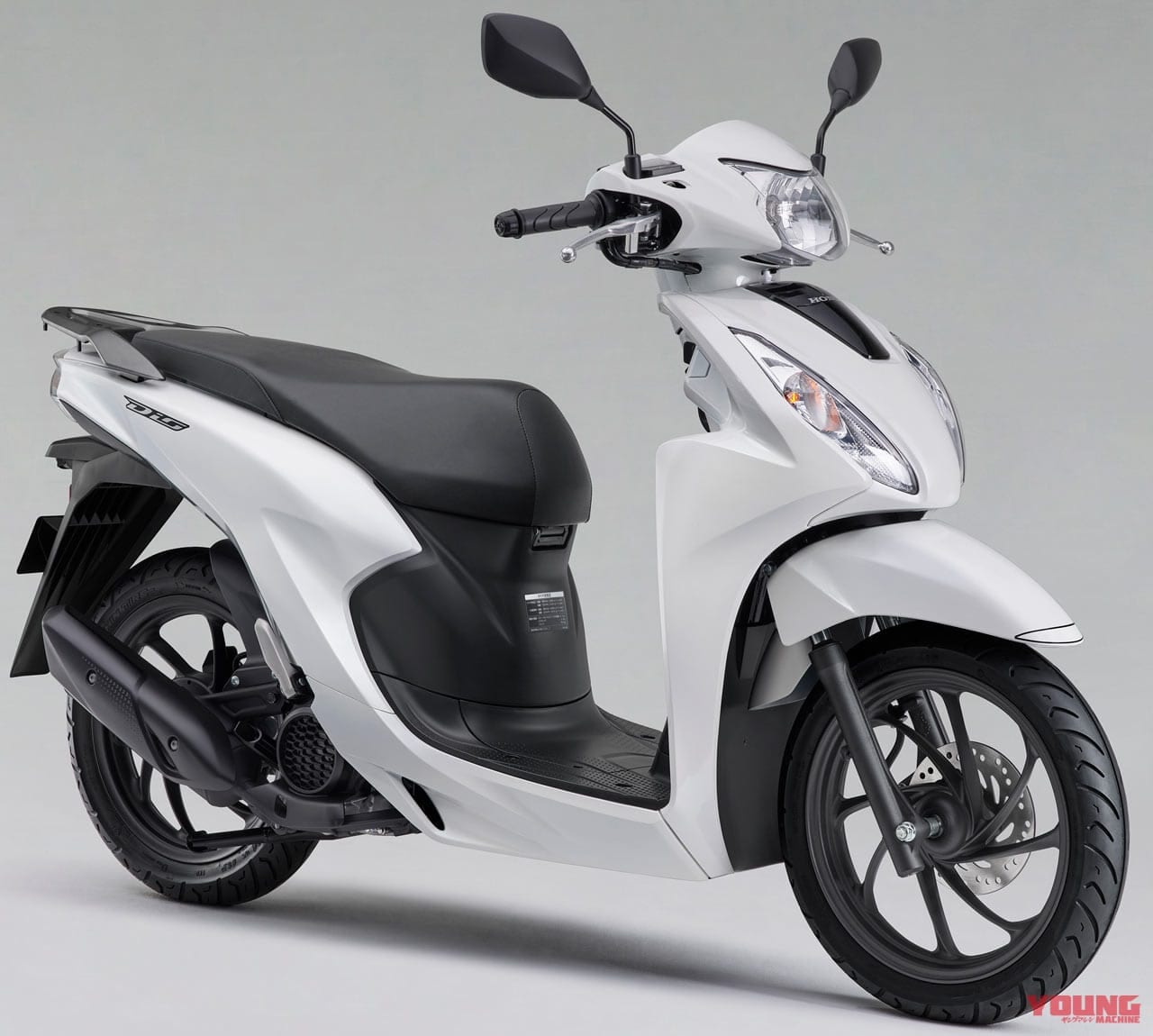 |ホンダ ディオ110ディテール写真解説【大径14インチホイール&洗練されたデザイン】