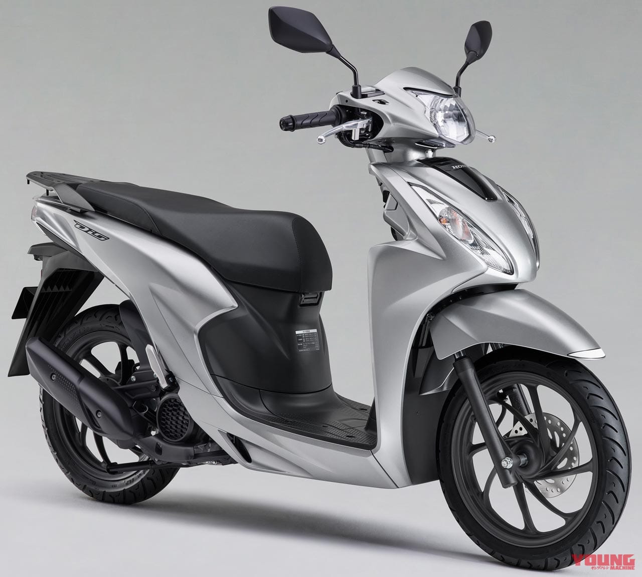 |ホンダ ディオ110ディテール写真解説【大径14インチホイール&洗練されたデザイン】