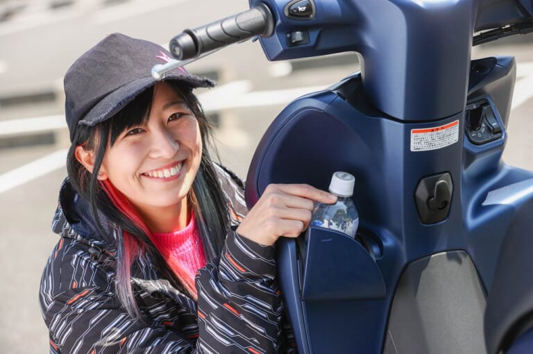 ホンダ ディオ110|インナーボックス|ホンダ ディオ110ディテール写真解説【大径14インチホイール&洗練されたデザイン】