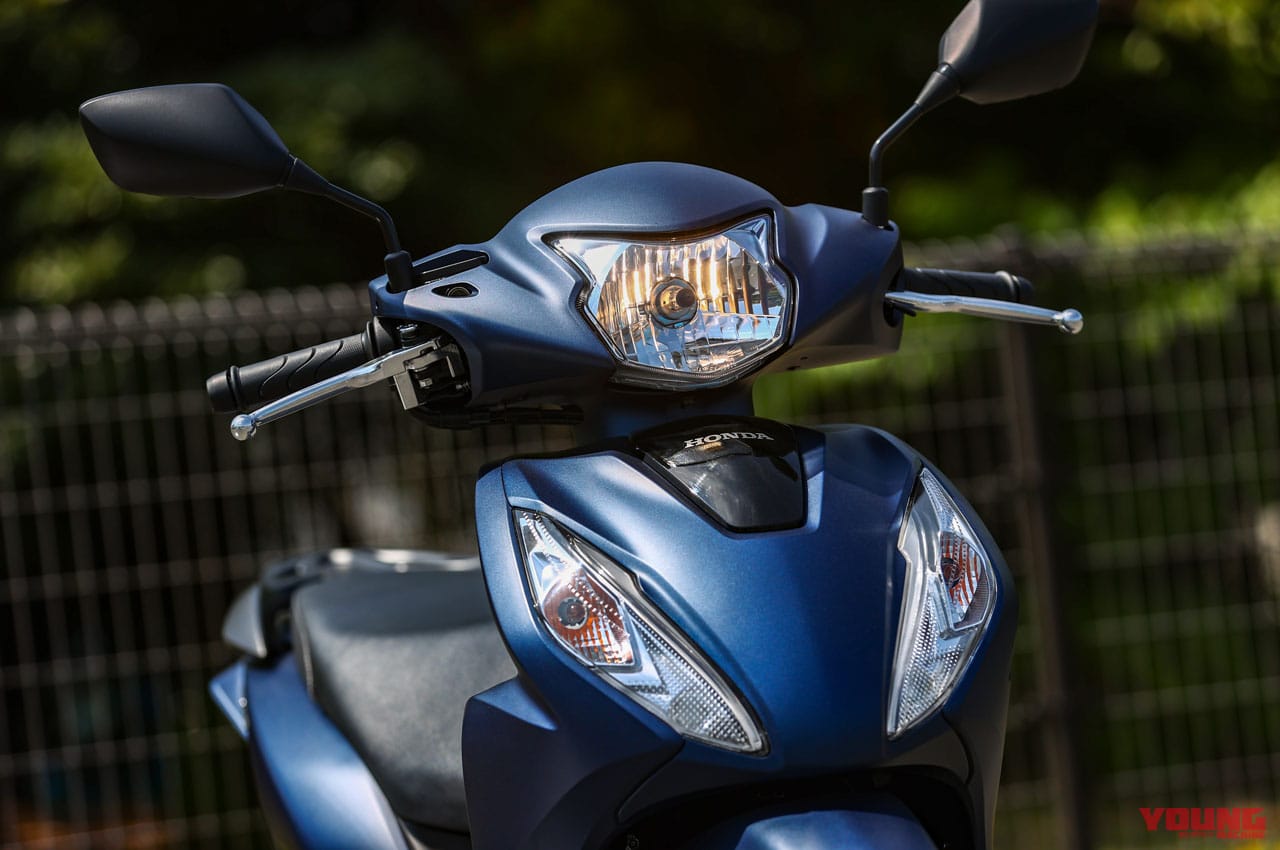 |ホンダ ディオ110ディテール写真解説【大径14インチホイール&洗練されたデザイン】