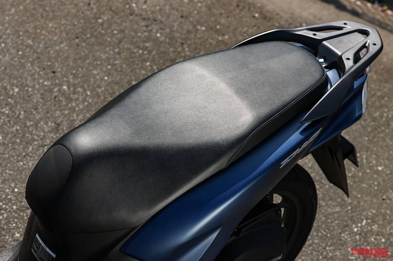 |ホンダ ディオ110ディテール写真解説【大径14インチホイール&洗練されたデザイン】