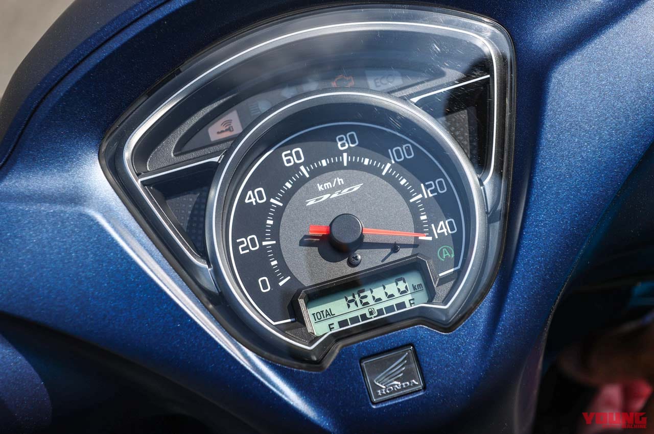|ホンダ ディオ110ディテール写真解説【大径14インチホイール&洗練されたデザイン】