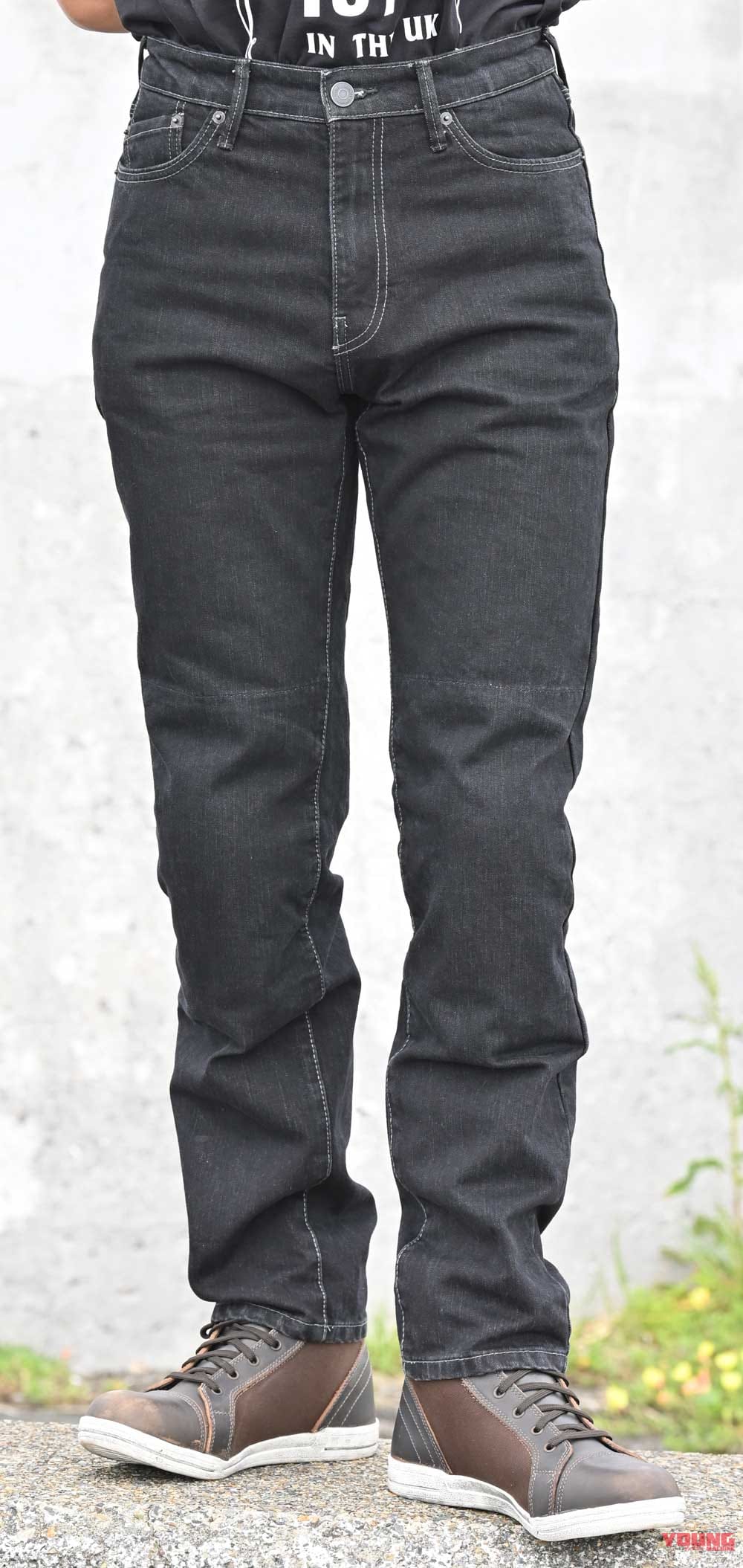 バイク用高強度デニム|オックスフォード アーマライトジーンズ ストレート|高強度のオックスフォード アーマライトジーンズ、その実力をガチ検証【火で炙る/引きずり回す】