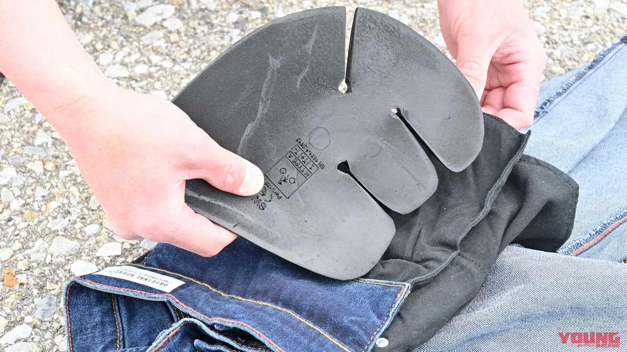 バイク用高強度デニム|オックスフォード アーマライトジーンズ|ヒッププロテクター|高強度のオックスフォード アーマライトジーンズ、その実力をガチ検証【火で炙る/引きずり回す】