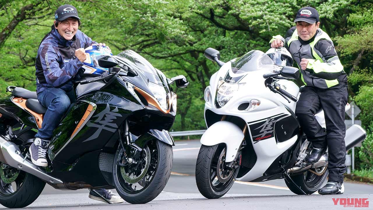 |新旧ハヤブサ比較インプレッション〈峠編〉【接地感抜群の新型は寝るのも切り返しも速い!】