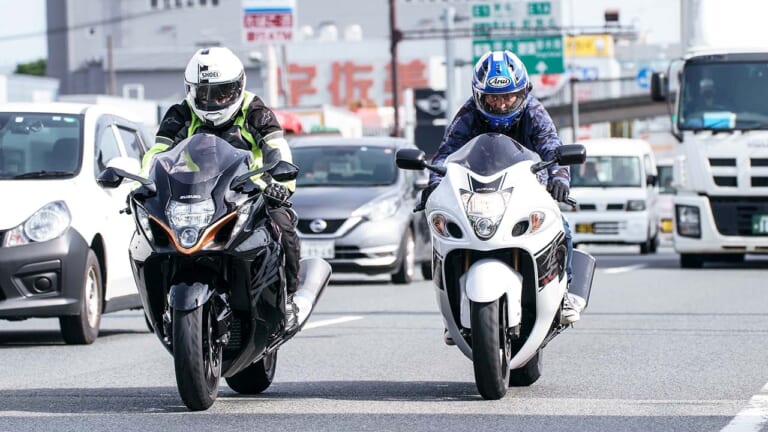 新旧ハヤブサ比較インプレッション〈街乗り編〉【巨体だがその割には市街地でも扱いやすい】