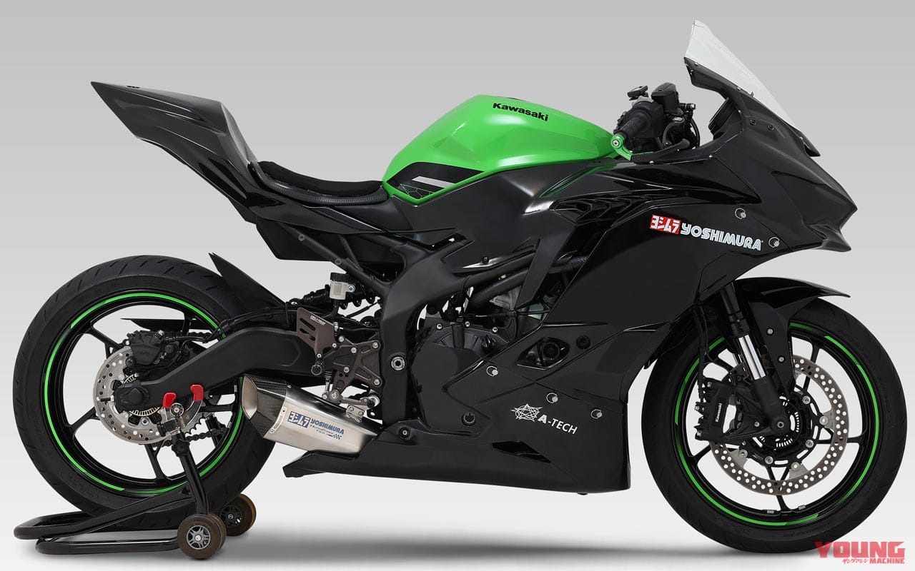 KAWASAKI ZX25R ZX-25R 2021新車外し、純正マフラー。 - オートバイパーツ