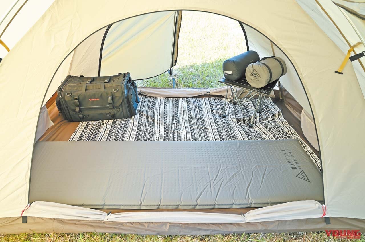 |ライダー目線で作られた、軽量/コンパクト/快適キャンプギア〈デイトナ アウトドアサプライ〉