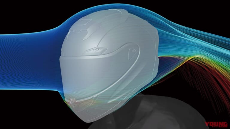 フルフェイスヘルメット|Kabuto F-17|クレストスポイラー|軽い、ブレない、曇らない!! Kabuto新型フルフェイスヘルメット「F-17」試用インプレッション