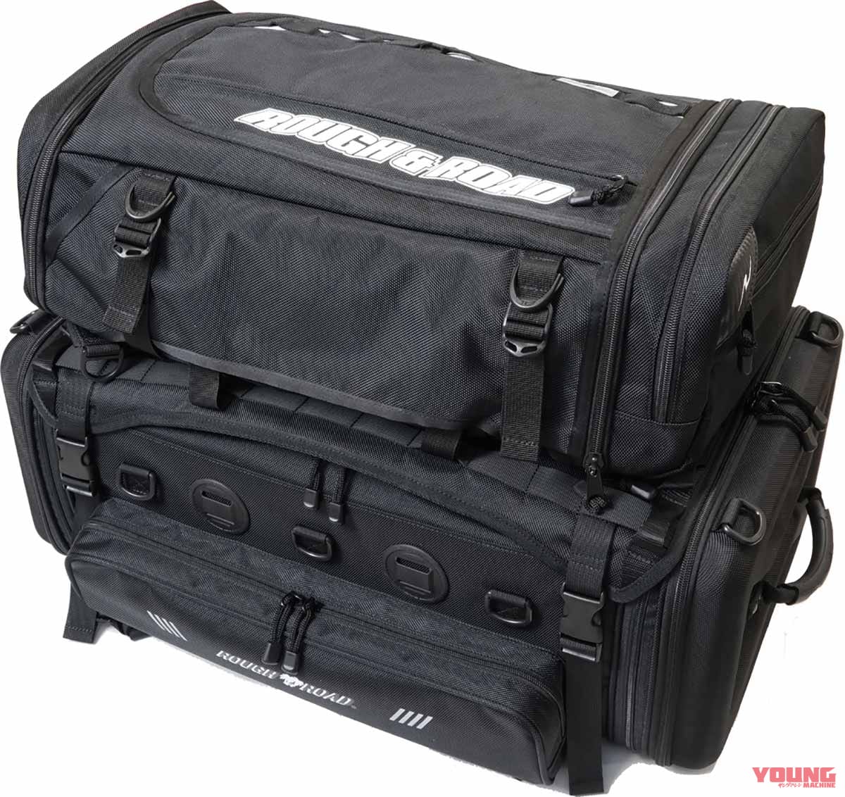 |“バイクでソロキャンプ”荷物の量を決める大型シートバッグの選び方【初心者は大きいサイズを選ぶべし】