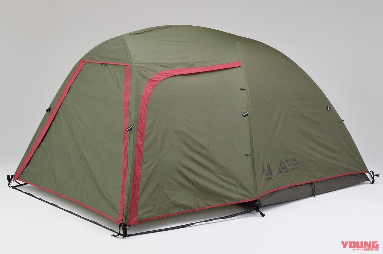 バイクでソロキャンプ|デイトナ ツーリングテントST-II|バイクでキャンプツーリング:失敗しないテントの選び方&おすすめ4選