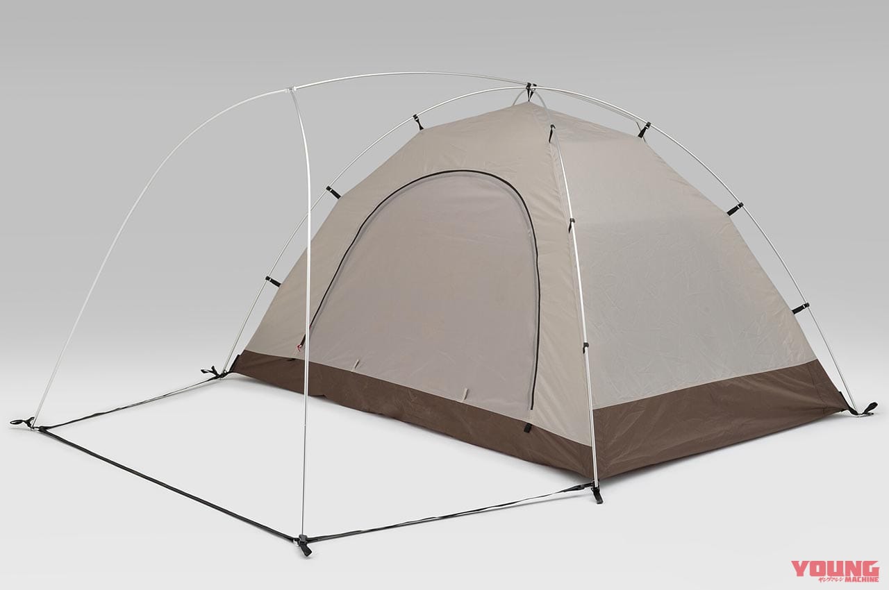 バイクでソロキャンプ|デイトナ ツーリングテントST-II|バイクでキャンプツーリング:失敗しないテントの選び方&おすすめ4選