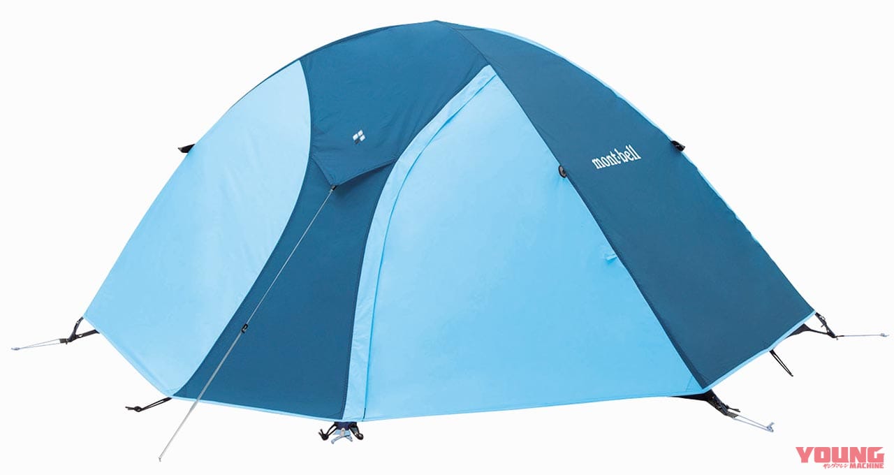 バイクでソロキャンプ|モンベル クロノスドーム2型|“バイクでソロキャンプ”失敗しない自立式テントの選び方【初心者は張りやすさを重視すべし】