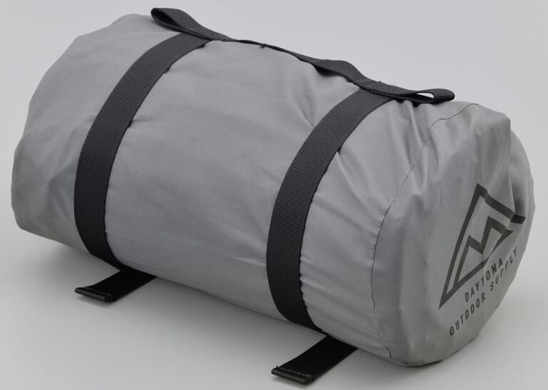 バイクでソロキャンプ|デイトナ インフレータブルマット|バイクでキャンプツーリング:失敗しないマットの選び方&おすすめ3選