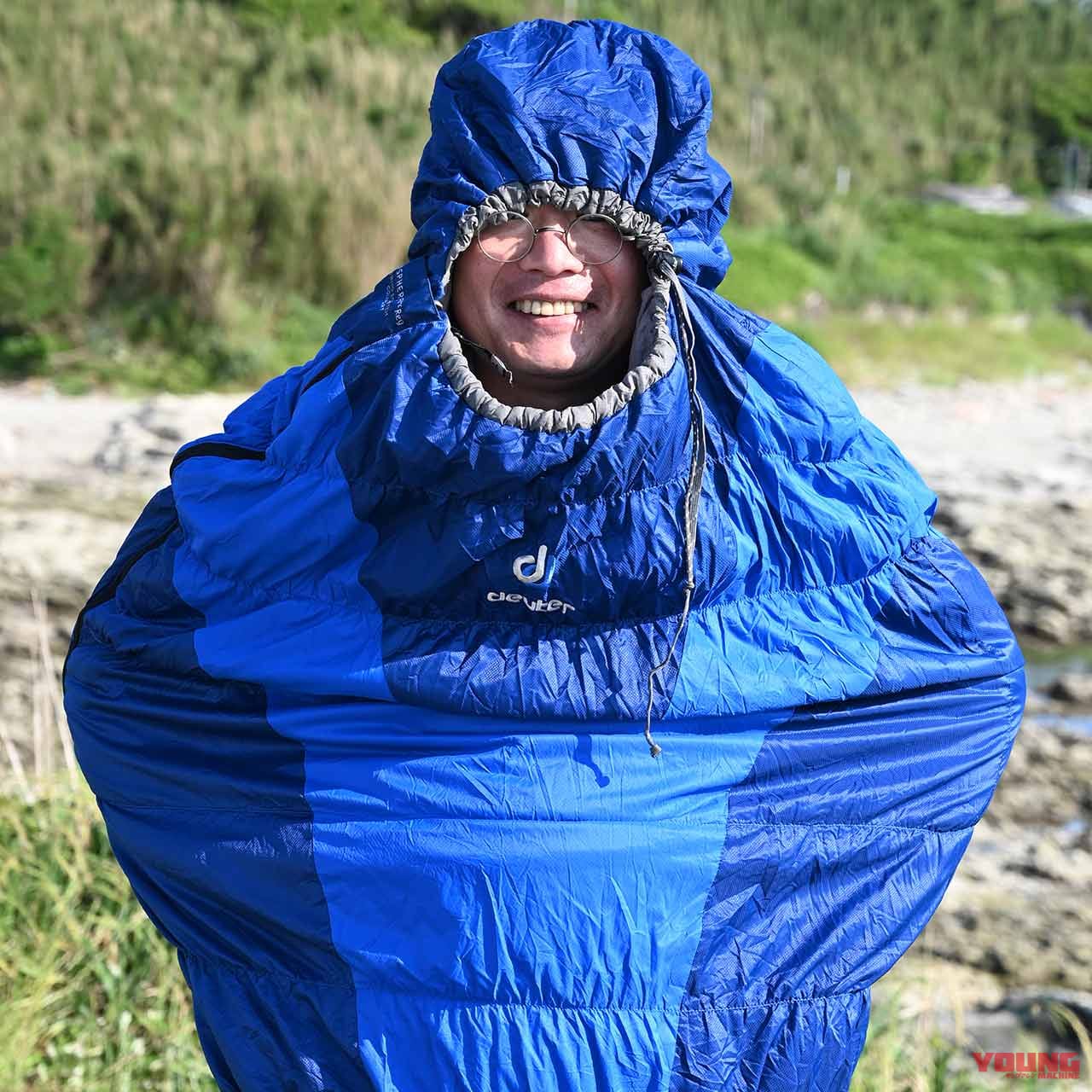 バイクでソロキャンプ|シュラフの選び方|伸縮性|バイクでキャンプツーリング:失敗しないシュラフの選び方&おすすめ3選