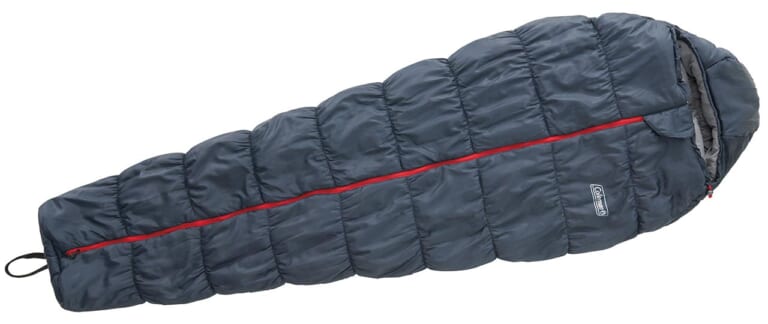 バイクでソロキャンプ|シュラフ|コールマン コルネットストレッチII/L-5|バイクでキャンプツーリング:失敗しないシュラフの選び方&おすすめ3選