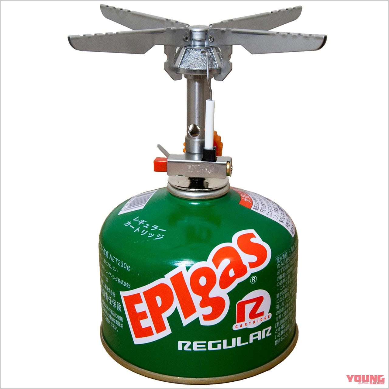 バイクでソロキャンプ|バーナー|EPIガス レボ3700ストーブ|バイクでキャンプツーリング:失敗しないバーナー/クッカーの選び方&おすすめ7選